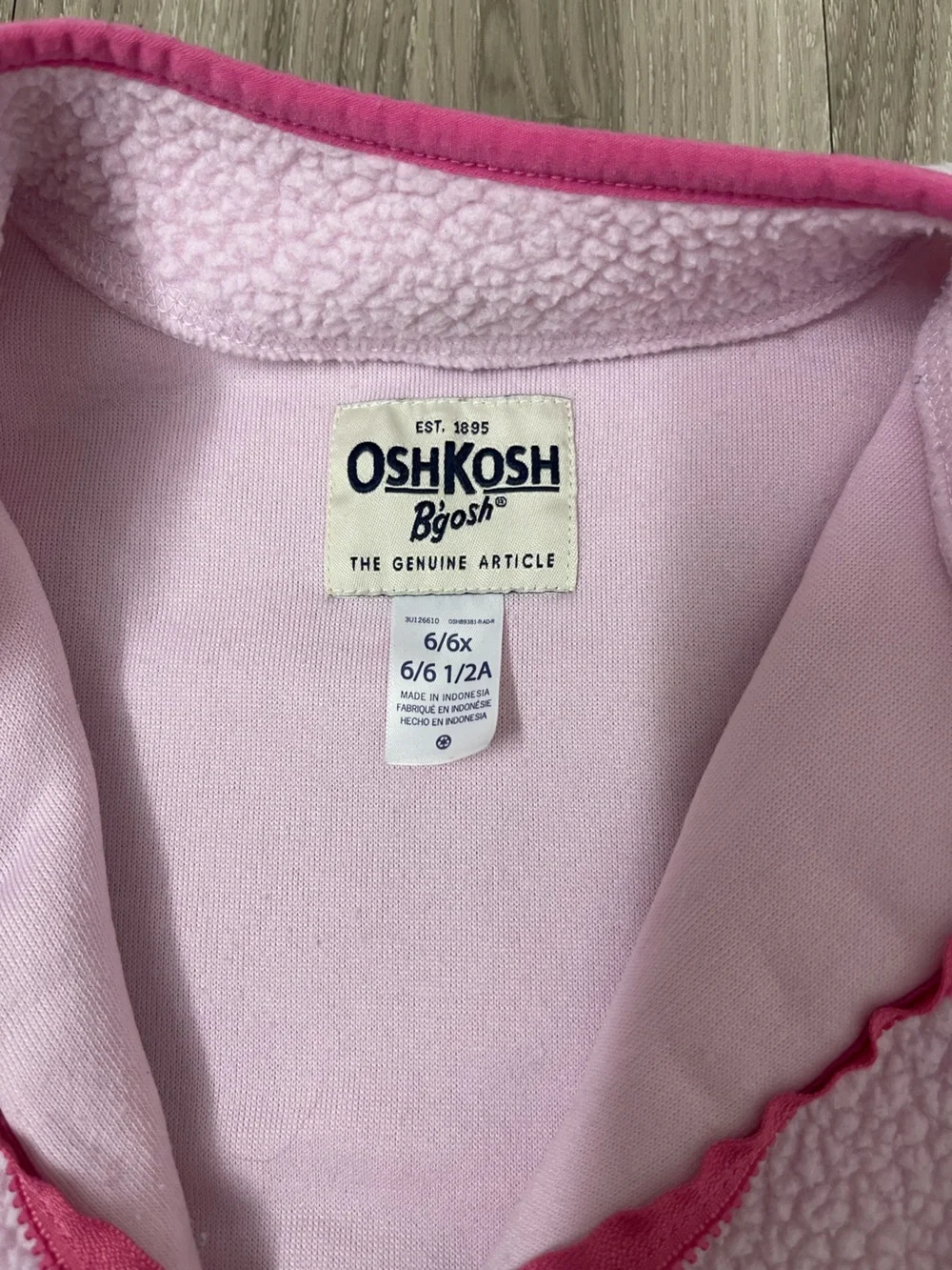 OshKosh Bgosh cozy sherpa